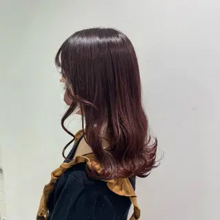 ロング カラー パーマ ヘアアレンジ メンズ キッズ ネイル マツエク・マツパ アイブロウ Lumo所属・💖横浜ブリーチなし 💖MIHOのヘアスタイル