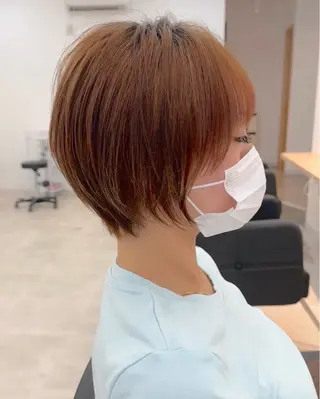 ショート mizuki🌙 ︎︎ショートカット◎のヘアスタイル