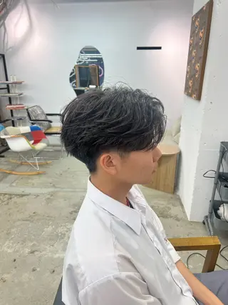 メンズ 白元 優真のヘアスタイル