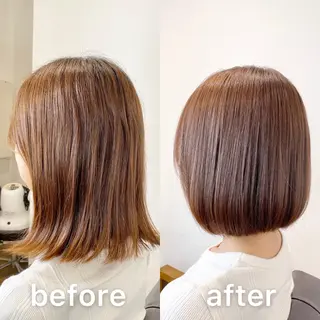 ショート カラー KIZU 髪質改善 オカルト怪談のヘアスタイル