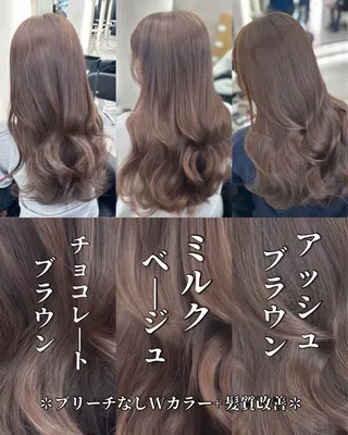 ロング カラー 田之上千尋/透明感 ブリーチなし/韓国風のヘアスタイル