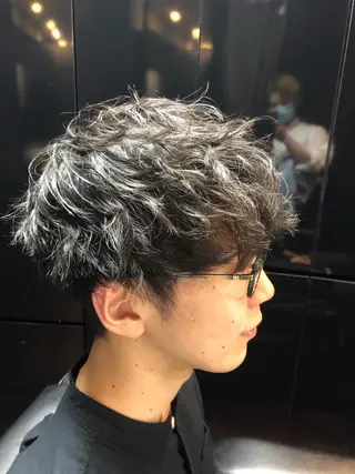 ショート パーマ メンズ 【店長】福田 健人のヘアスタイル