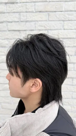 メンズ メンズカット× 毛流れパーマ/河原田のヘアスタイル