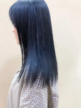 セミロング カラー 【ブリーチ特化】金 慶彦のヘアスタイル