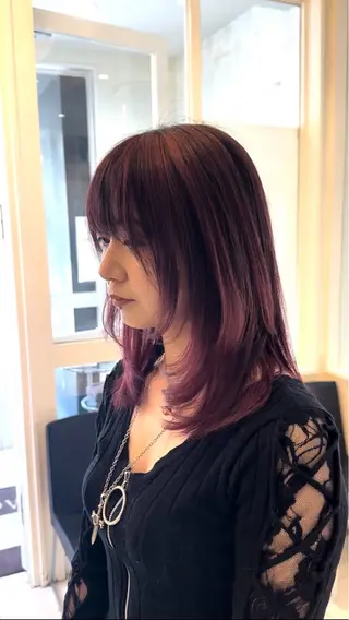 ミディアム カラー 神戸 大輝のヘアスタイル