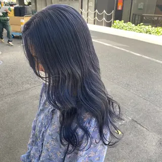 セミロング カラー ヘアアレンジ 🫧渋谷🫧 DANCE🫧のヘアスタイル