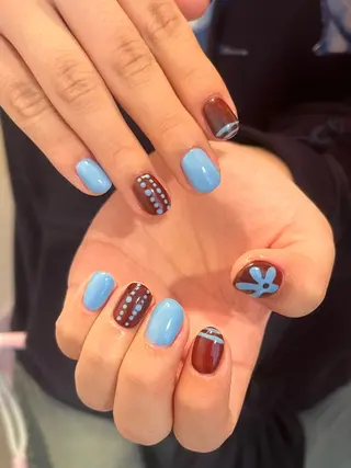 ネイル 文 /個性派ネイルのネイルデザイン