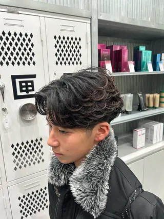 パーマ メンズ fifth渋谷所属・fifth春山 凜乃介のヘアスタイル