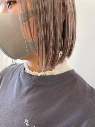 ショート カラー 🍀自然＆長持ち♪ 縮毛矯正の匠✨️のヘアスタイル