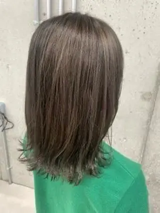 ミディアム 江頭 暁のヘアスタイル