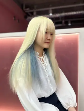 カラー ブリーチカラー 特化/MAHIROのヘアスタイル