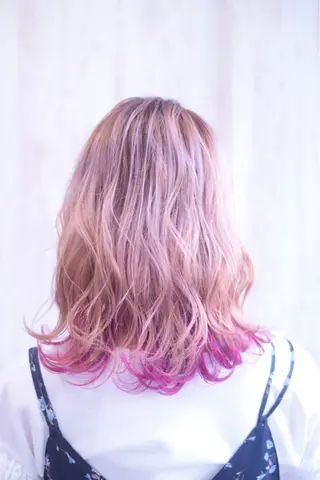 ミディアム GATE.所属・GATE. staffのヘアスタイル