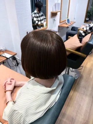 ショート カラー レイヤー暖色カラー /gima🌱のヘアスタイル