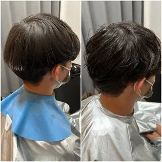 パーマ メンズ TELAHAIR成田 マネージャー吉野美羽のヘアスタイル