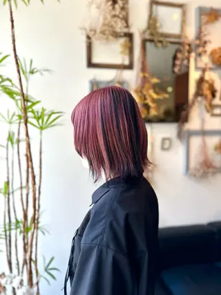 ショート カラー インナーカラー指名 No.1菊池柊真のヘアスタイル