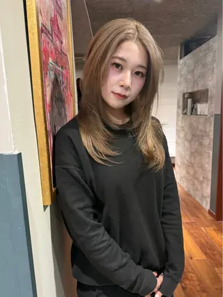 ミディアム カラー mai / linoah˚✧のヘアスタイル