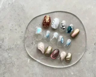 ネイル 💙0203 munimusanのネイルデザイン