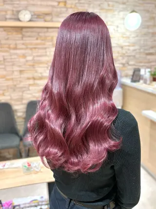 ロング ブリーチ／ 髪質改善／ＲＹＯのヘアスタイル