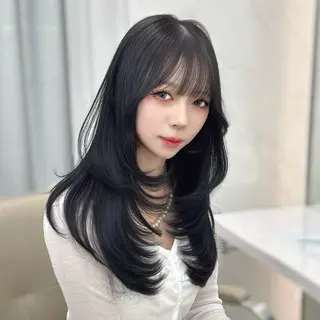 ロング kana 栄美容師/韓国ヘアのヘアスタイル