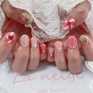 ネイル La neige* yuki 🥯🍑のネイルデザイン