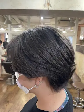 ショート nico.所属・高田馬場 nico 岡豪紀のヘアスタイル