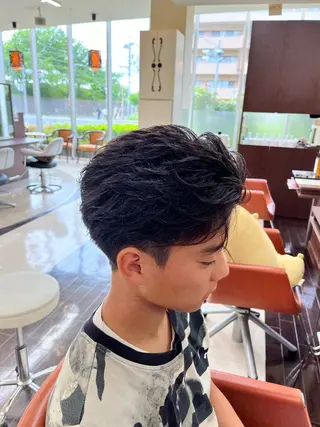 ショート メンズ AROH men's cut&men's perm 船橋店所属・🧊メンズ特化🧊 高木航希のヘアスタイル