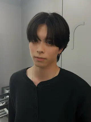 メンズ NARE所属・アイカ🐺 ナチュラル韓国ヘアのヘアスタイル