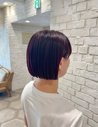 ショート カラー Cloe 堀江店所属・山口 千晶のヘアスタイル