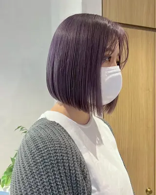 ショート カラー ボブ/透明感カラー /さちかのヘアスタイル