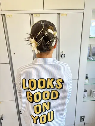 ヘアアレンジ 🫧松尾彩舞樹🫧 アレンジ/艶カラー✨のヘアスタイル