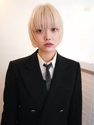 ショート カラー デザイン/レイヤー Kaito🐩/栄のヘアスタイル