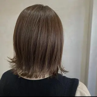 セミロング カラー ✂︎透明感カラー特化 /日和優真✂︎のヘアスタイル