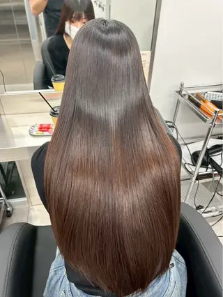 カラー ブリーチなしWカラー 透明感/美髪/ユウゴのヘアスタイル