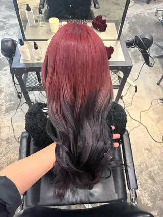 ロング カラー ハイトーン×デザイン 🪽🫧HIKARIのヘアスタイル