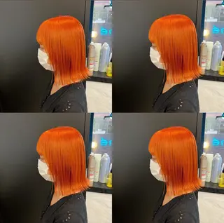 ミディアム 髪質改善カラー /美髪矯正🫧ゆたかのヘアスタイル