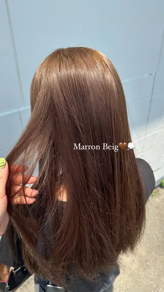 ロング 坂庭 美夢のヘアスタイル