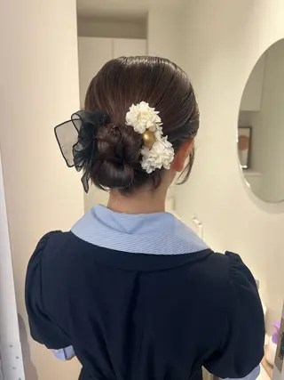 ヘアアレンジ アレンジ/ブラウン カラー HARU🕯のヘアスタイル