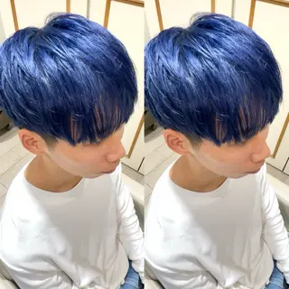 カラー メンズ ブリーチデザインカラ ー/メンズ◎mariのヘアスタイル