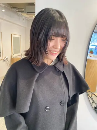 ミディアム knock所属・knock　國友 華乃のヘアスタイル