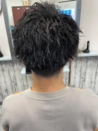 ショート パーマ メンズ gracias所属・GRACIAS 本店 店長　植田のヘアスタイル