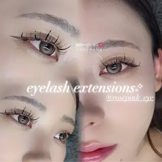 マツエク・マツパ rose pink所属・rose pink MIYUのマツエク・マツパデザイン