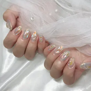 ネイル 𝓇𝒶𝓃𝒶𝓃 𝓃𝒶𝒾𝓁のネイルデザイン