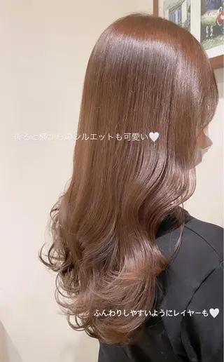 ロング 💖レイヤー×美髪 💖momoのヘアスタイル