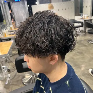 ショート カラー パーマ ヘアアレンジ メンズ キッズ 🔷横浜1のパーマ 職人🔷将太郎のヘアスタイル