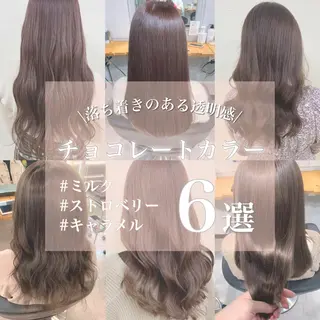 カラー ヘアアレンジ eyelist ayaka🍨のマツエク・マツパデザイン