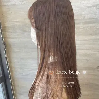 ロング カラー ParveMix￤ 出石 菜々🥂のヘアスタイル