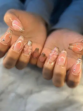ネイル 長さ出し専門HALE NAIL さとうのネイルデザイン