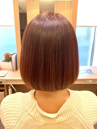 ミディアム カラー 縮毛矯正/髪質改善 /韓国風　山川春輝のヘアスタイル
