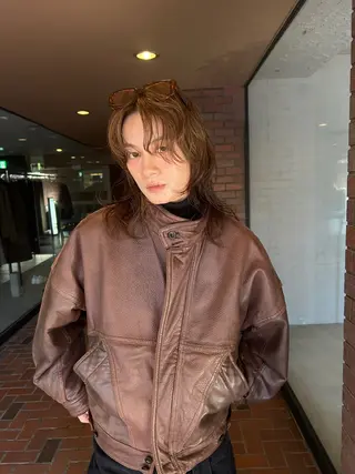 セミロング カラー パーマ カットモデル募集🦕 ／池田翔太のヘアスタイル