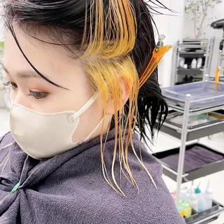 ショート ブリーチダブルカラー 【koide】のヘアスタイル